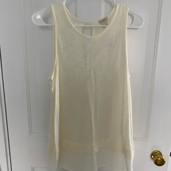 J.Crew Drapey Tank Top with Silky Hem - Picture 1 of 5